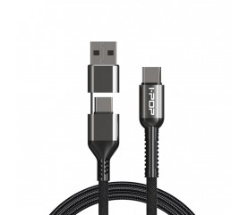 카렉스 아이팝 2in1 PD 고속충전 케이블 [C타입 & USB]